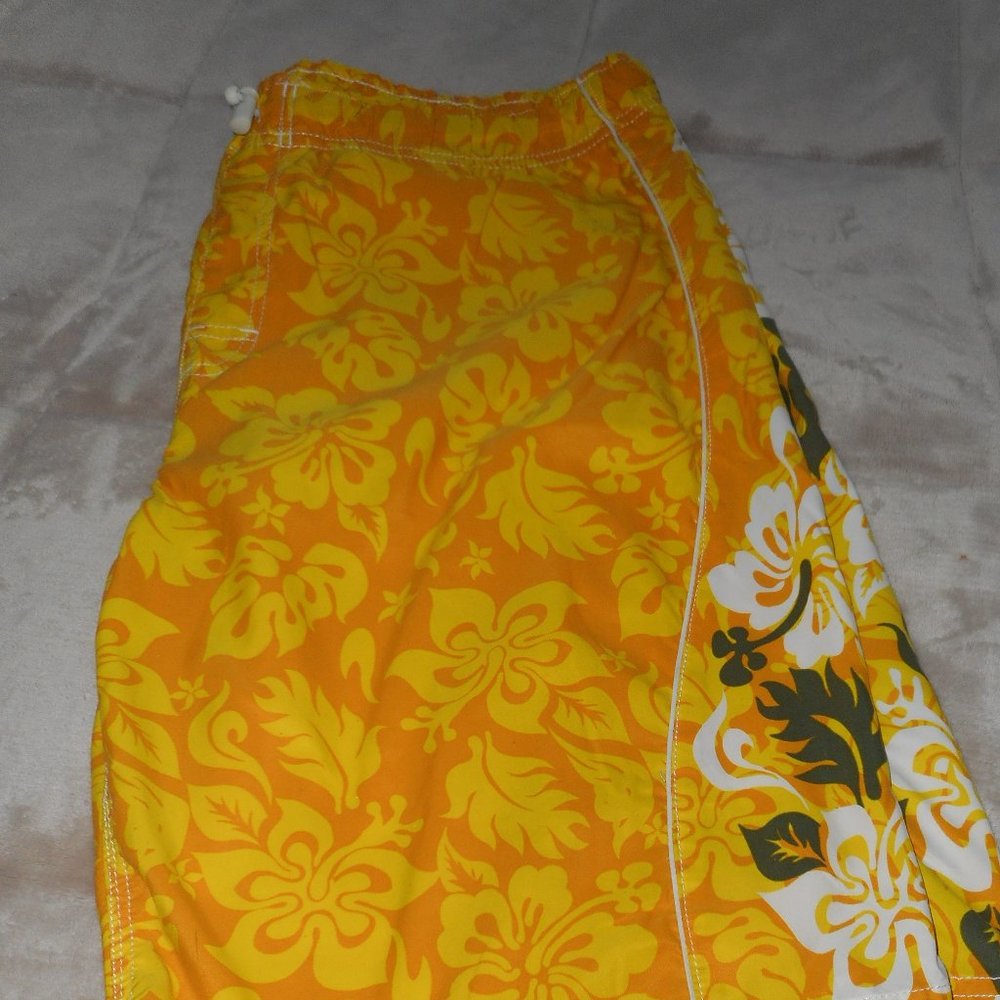 Men's Yellow Swim Trunks by Blue I